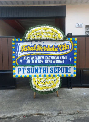 Papan Bunga Duka di Bantaran